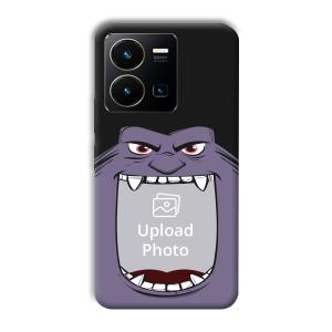 Purple Monster Customized Printed Back Cover for Vivo Y35