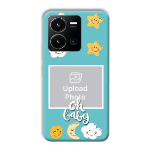 Oh Baby Customized Printed Back Cover for Vivo Y35