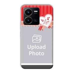 Valentine Customized Printed Back Cover for Vivo Y35