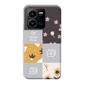 Collage Customized Printed Back Cover for Vivo Y35