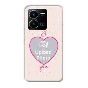 I Love You Customized Printed Back Cover for Vivo Y35
