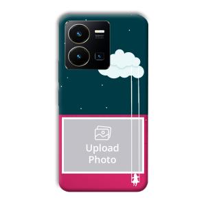 On The Clouds Customized Printed Back Cover for Vivo Y35