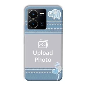 Elephant Customized Printed Back Cover for Vivo Y35