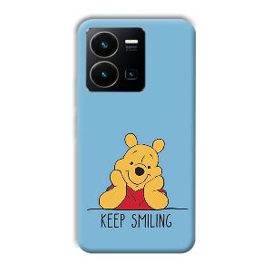 Winnie The Pooh Phone Customized Printed Back Cover for Vivo Y35