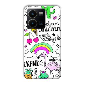 Stay Wild Phone Customized Printed Back Cover for Vivo Y35