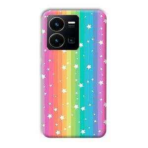 Starry Pattern Phone Customized Printed Back Cover for Vivo Y35