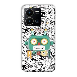 Animated Robot Phone Customized Printed Back Cover for Vivo Y35