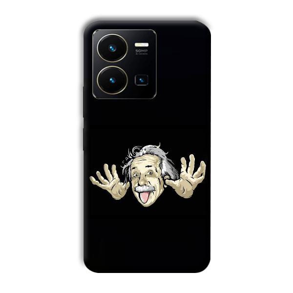Einstein Phone Customized Printed Back Cover for Vivo Y35