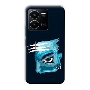 Shiv  Phone Customized Printed Back Cover for Vivo Y35