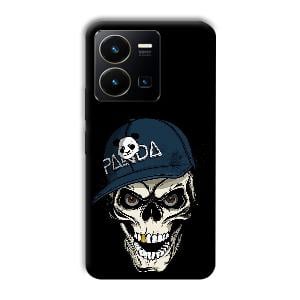 Panda & Skull Phone Customized Printed Back Cover for Vivo Y35