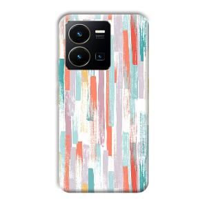 Light Paint Stroke Phone Customized Printed Back Cover for Vivo Y35