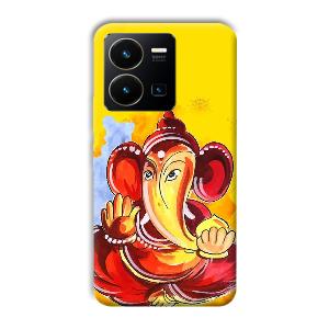 Ganesha Ji Phone Customized Printed Back Cover for Vivo Y35