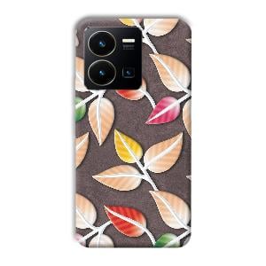 Leaves Phone Customized Printed Back Cover for Vivo Y35