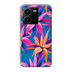 Aqautic Flowers Phone Customized Printed Back Cover for Vivo Y35