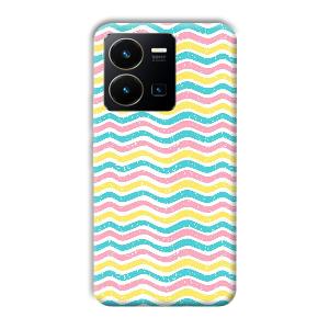 Wavy Designs Phone Customized Printed Back Cover for Vivo Y35