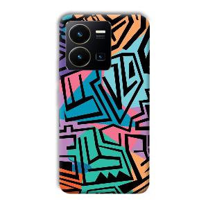 Patterns Phone Customized Printed Back Cover for Vivo Y35
