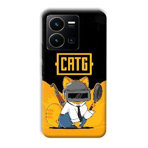 CATG Phone Customized Printed Back Cover for Vivo Y35