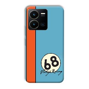 Vintage Racing Phone Customized Printed Back Cover for Vivo Y35
