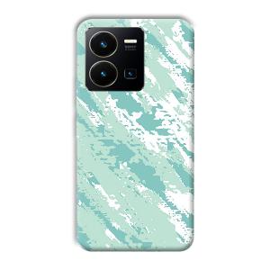 Sky Blue Design Phone Customized Printed Back Cover for Vivo Y35