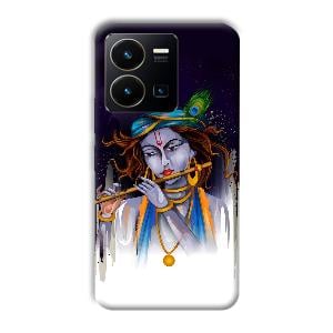 Krishna Phone Customized Printed Back Cover for Vivo Y35