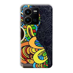Pattern   Phone Customized Printed Back Cover for Vivo Y35