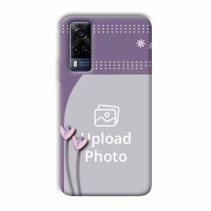Lilac Pattern Customized Printed Back Cover for Vivo Y53s