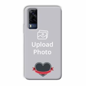 Heart Customized Printed Back Cover for Vivo Y53s
