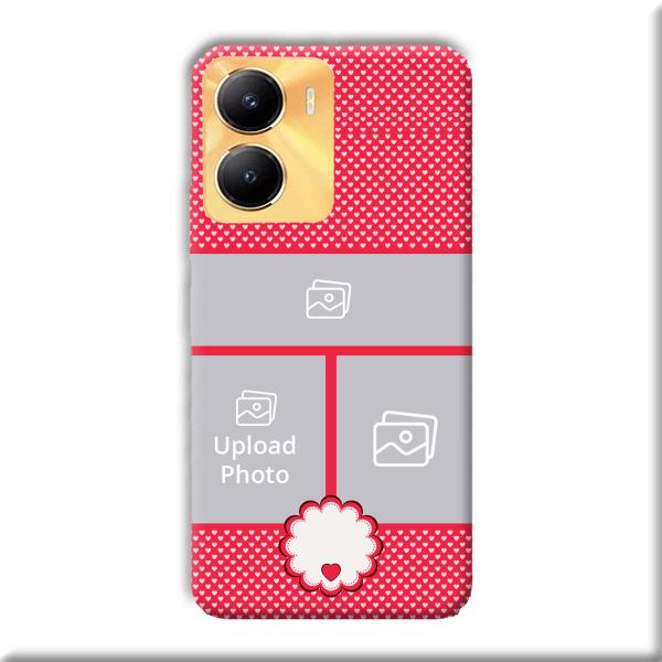 Little Hearts Customized Printed Back Cover for Vivo Y56 5G