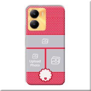 Little Hearts Customized Printed Back Cover for Vivo Y56 5G