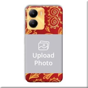 Red Design Customized Printed Back Cover for Vivo Y56 5G