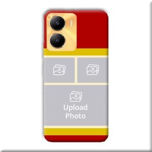Red Yellow Collage Customized Printed Back Cover for Vivo Y56 5G