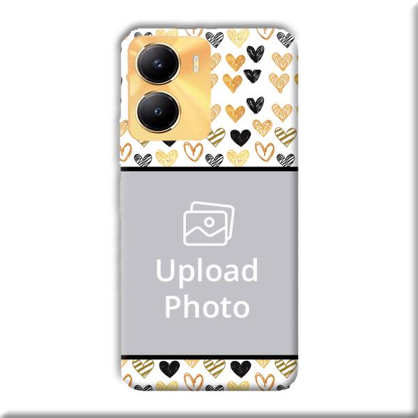 Small Hearts Customized Printed Back Cover for Vivo Y56 5G