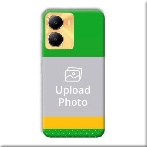 Green Yellow Customized Printed Back Cover for Vivo Y56 5G