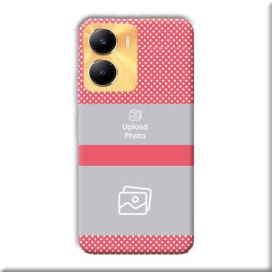 Pink Polka Customized Printed Back Cover for Vivo Y56 5G