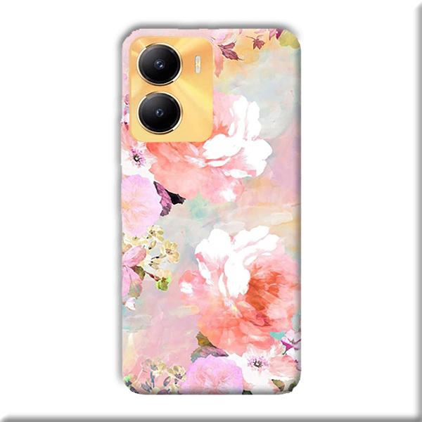Floral Canvas Phone Customized Printed Back Cover for Vivo Y56 5G