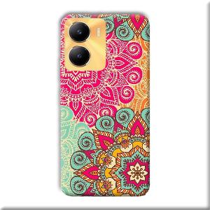 Floral Design Phone Customized Printed Back Cover for Vivo Y56 5G