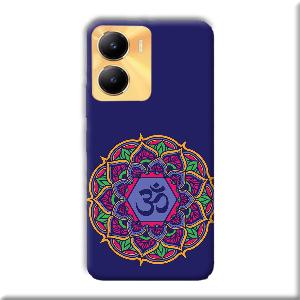 Blue Om Design Phone Customized Printed Back Cover for Vivo Y56 5G