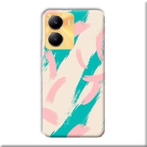 Pinkish Blue Phone Customized Printed Back Cover for Vivo Y56 5G