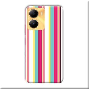 Lines Pattern Phone Customized Printed Back Cover for Vivo Y56 5G