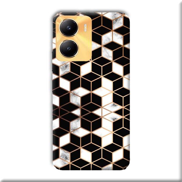 Black Cubes Phone Customized Printed Back Cover for Vivo Y56 5G