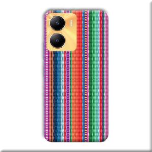 Fabric Pattern Phone Customized Printed Back Cover for Vivo Y56 5G