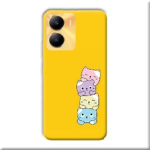 Colorful Kittens Phone Customized Printed Back Cover for Vivo Y56 5G