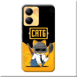 CATG Phone Customized Printed Back Cover for Vivo Y56 5G
