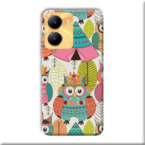 Fancy Owl Phone Customized Printed Back Cover for Vivo Y56 5G