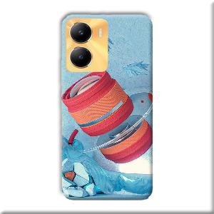 Blue Design Phone Customized Printed Back Cover for Vivo Y56 5G