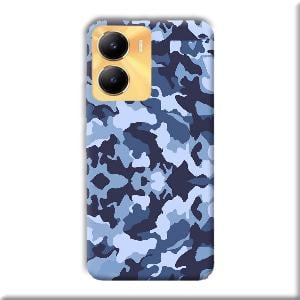 Blue Patterns Phone Customized Printed Back Cover for Vivo Y56 5G