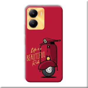 Life is Beautiful  Phone Customized Printed Back Cover for Vivo Y56 5G