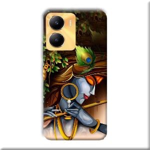 Krishna & Flute Phone Customized Printed Back Cover for Vivo Y56 5G