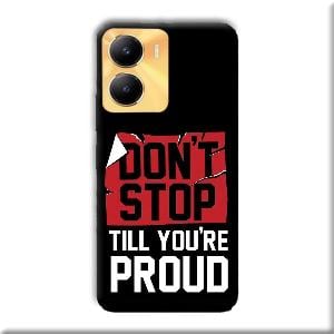 Don't Stop Phone Customized Printed Back Cover for Vivo Y56 5G
