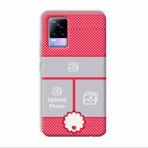 Little Hearts Customized Printed Back Cover for Vivo Y73